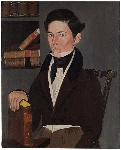 Portrait d'homme, 1828, Sheldon Peck
