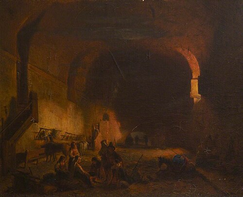 The Cow House, 1851, Thomas Stuart Smith