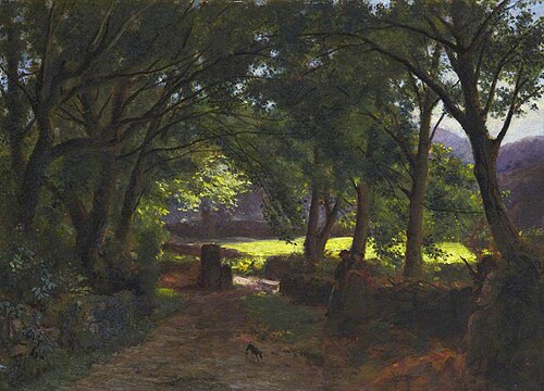 Lover's Walk, Dolgelly, 1867, Thomas Stuart Smith