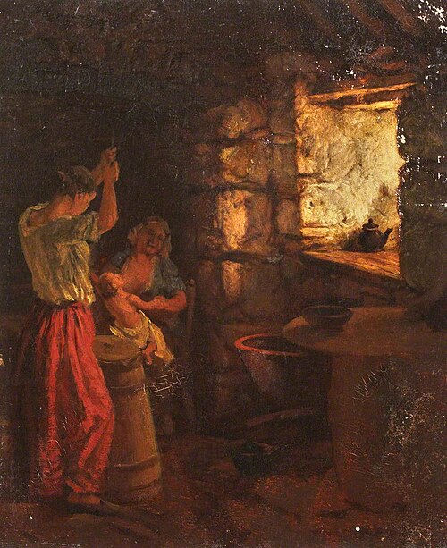 Two Women by a Window, , Thomas Stuart Smith
