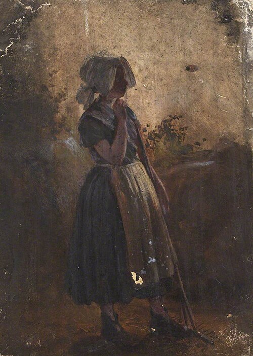 Woman with a Rake, , Thomas Stuart Smith