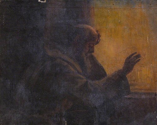 Study for a Monk by a Window, , Thomas Stuart Smith