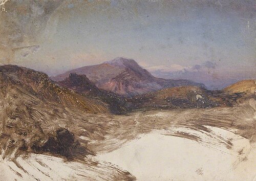 Study for a Mountain Landscape, , Thomas Stuart Smith