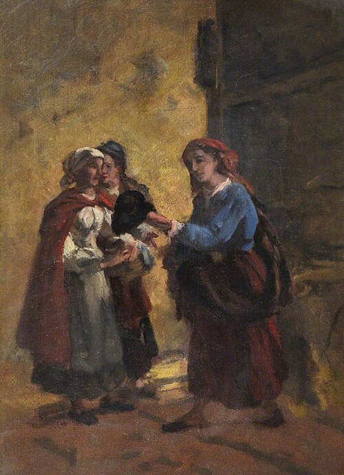 A Group of Three Women, , Thomas Stuart Smith
