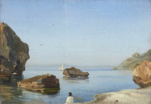 Study of a Rock at Capri, , Thomas Stuart Smith