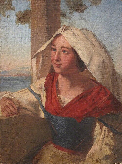Portrait of a Woman at the Window, , Thomas Stuart Smith