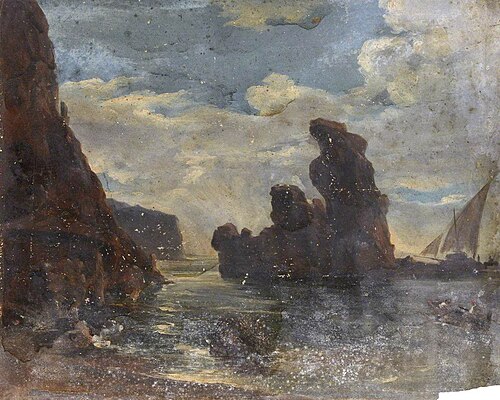Rocky Outcrop in the Water, , Thomas Stuart Smith