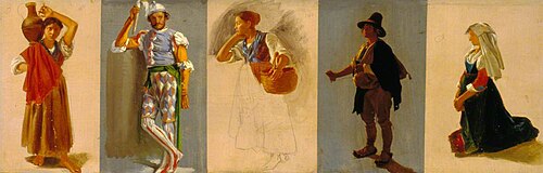 Five Studies of Italian Characters, , Thomas Stuart Smith