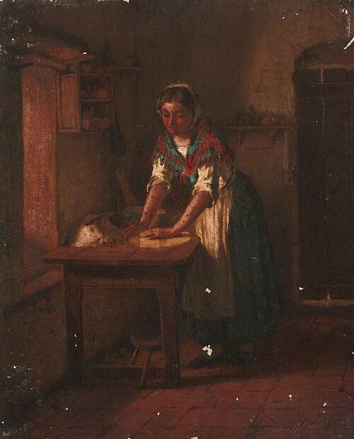 Woman Kneading Dough, , Thomas Stuart Smith