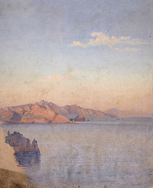 The Punta Campanella from the East Coast of Capri, , Thomas Stuart Smith