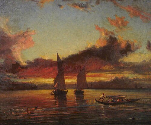Sunset on the Lagoon, , Thomas Stuart Smith
