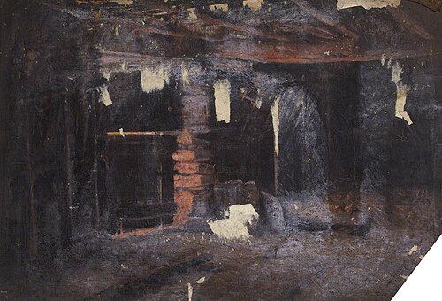 Interior of a Peasant House, , Thomas Stuart Smith