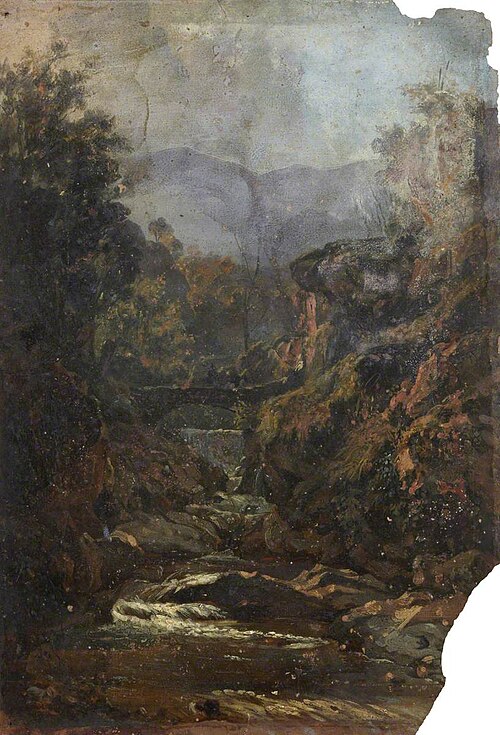 Landscape with a Bridge, , Thomas Stuart Smith