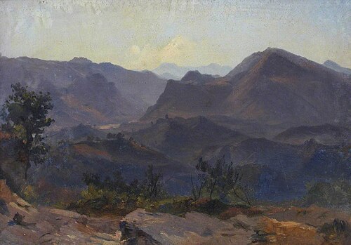Landscape with Mountains, , Thomas Stuart Smith