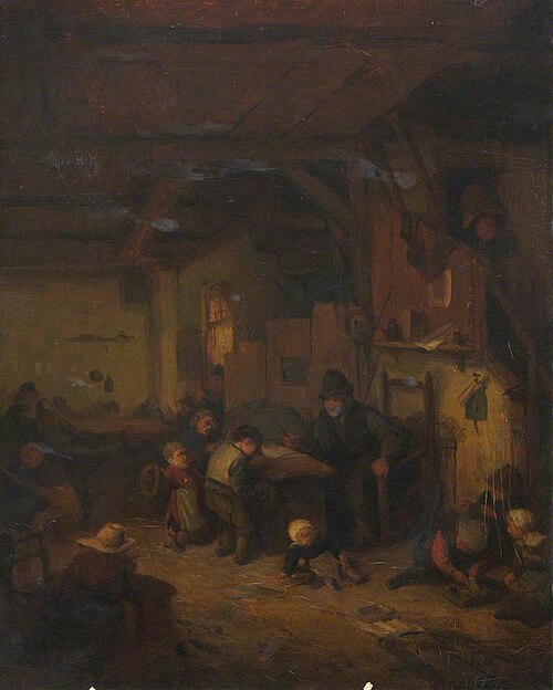 The Schoolmaster (after Adriaen van Ostade), , Thomas Stuart Smith