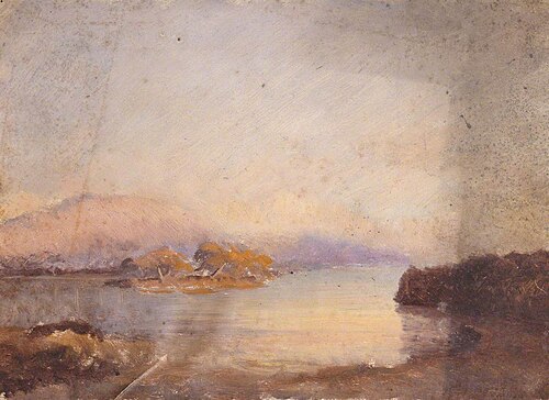 Lake with Mountains, , Thomas Stuart Smith