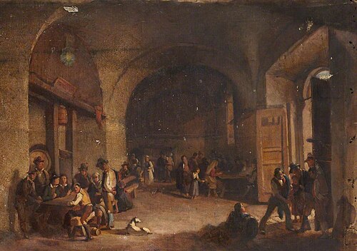 Figures in an Interior, , Thomas Stuart Smith