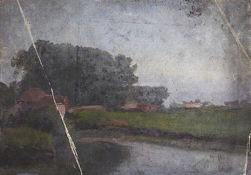 Landscape with Buildings, , Thomas Stuart Smith