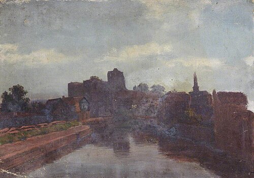 Canal in a City, , Thomas Stuart Smith