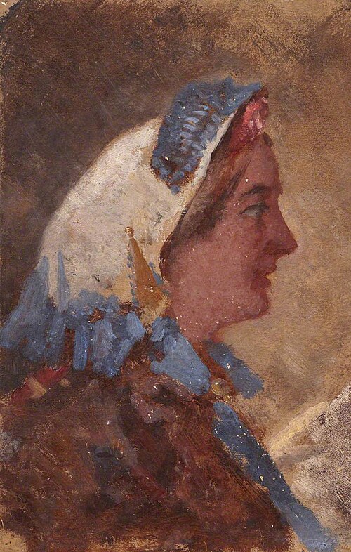 Portrait of a Woman in Profile, , Thomas Stuart Smith