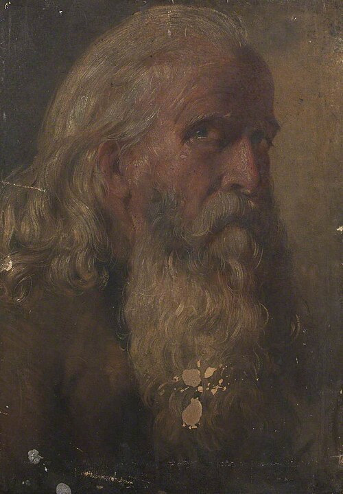 Head of an Old Man, , Thomas Stuart Smith