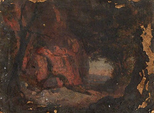 A Rocky Outcrop, , Thomas Stuart Smith