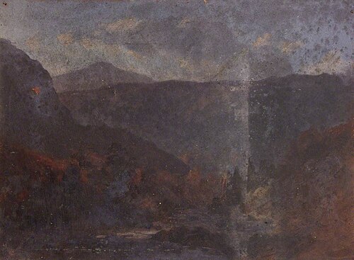 Landscape with Mountains, , Thomas Stuart Smith