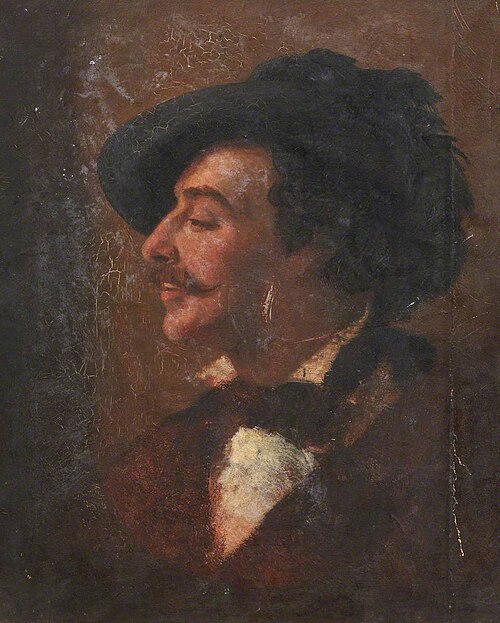 Portrait of a Man in a Hat, , Thomas Stuart Smith