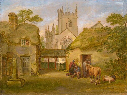 Outside the Church, Dawlish, Devon, , James Leakey