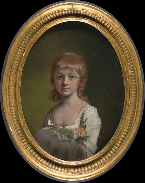 Girl with a Bouquet of Flower, 1772, Henry Walton
