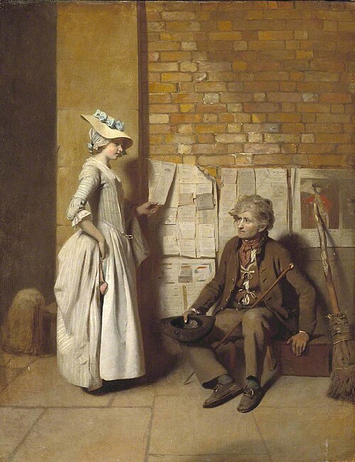 A Girl Buying a Ballad, 1778, Henry Walton