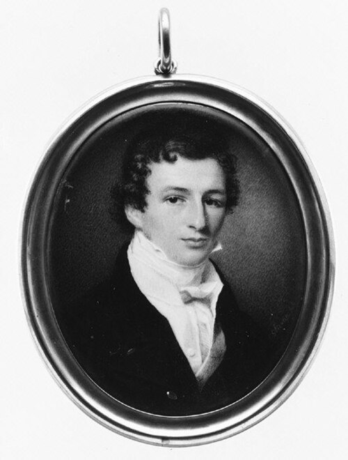 Portrait d'homme, 1825, Samuel John Stump