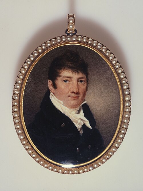 Portrait d'homme, dit Portrait de sir N. Vincent, 1800, Samuel John Stump