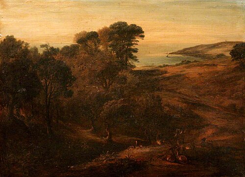 Penlee Point and Cawsand Bay, 1829, Ambrose Bowden Johns