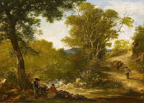 Landscape in Devon (?), , Ambrose Bowden Johns