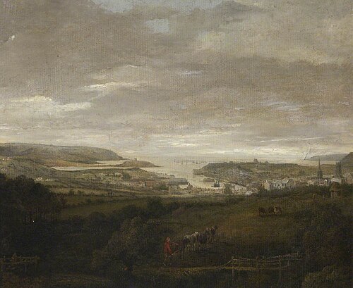 Plymouth from Mutley, , Ambrose Bowden Johns