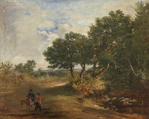 Landscape with Peasants, , Ambrose Bowden Johns