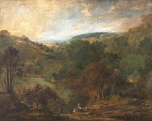Plymbridge, near Boringdon Woods, 1829, Ambrose Bowden Johns