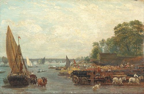 Westminster Bridge, 1825, Frederick Nash