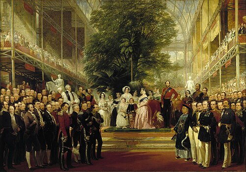 The Opening of the Great Exhibition by Queen Victoria on 1 May 1851, 1851, Henry Courtney Selous