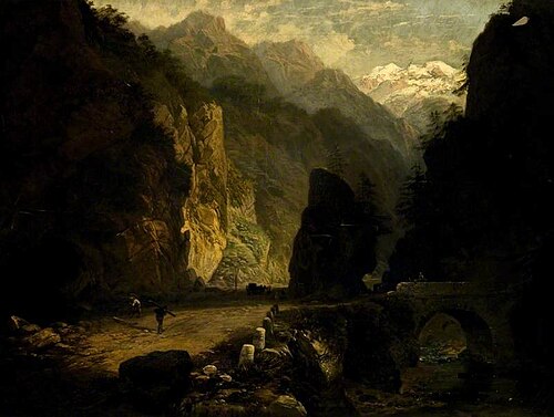The Pass of the Simeron, Switzerland, , Henry Courtney Selous