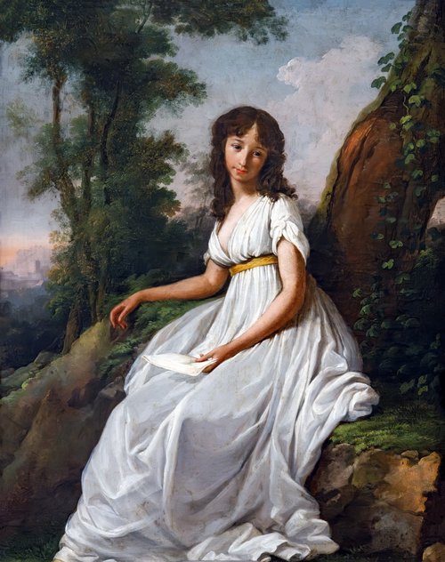 Portrait de jeune fille, 1797, Teodoro Matteini