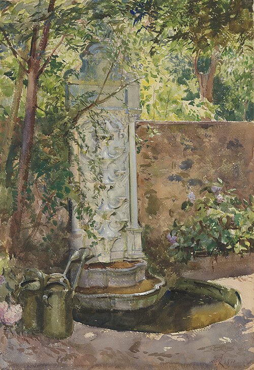In a Turkish Garden, 1910, William Bruce Ellis Ranken