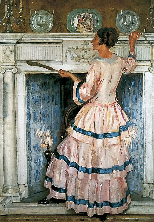 Mrs Kelsey in Pink, 1919, William Bruce Ellis Ranken