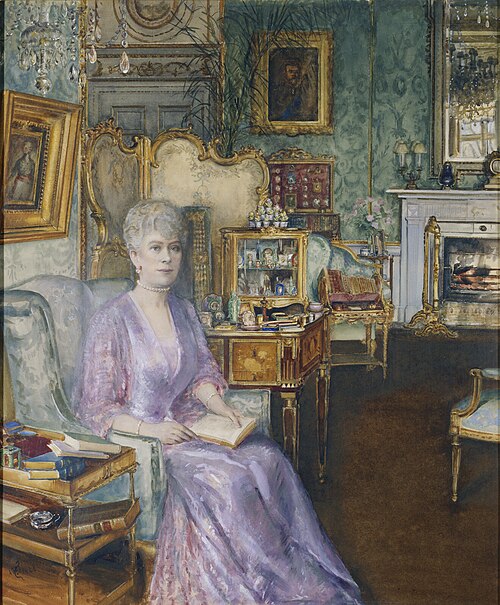 Queen Mary (1867-1953), 1923, William Bruce Ellis Ranken