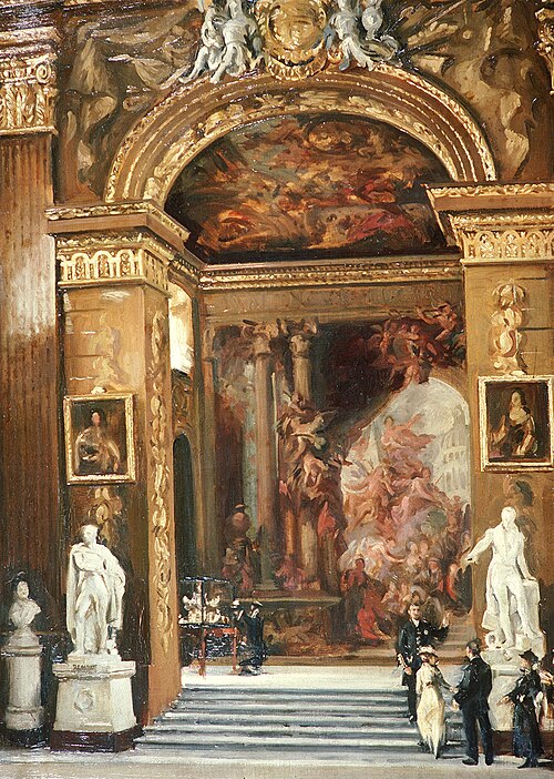 The Interior of the Great Hall, Greenwich, 1919, William Bruce Ellis Ranken