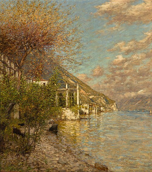 A Brescian Shore, 1800, Henry Herbert La Thangue
