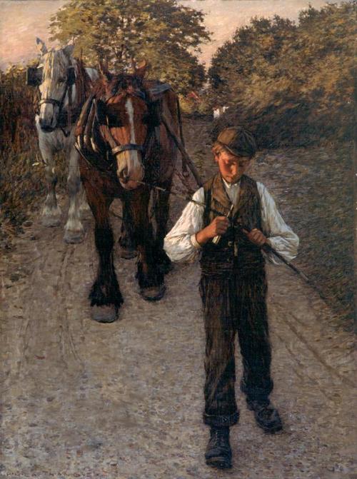 The Plough Boy, , Henry Herbert La Thangue