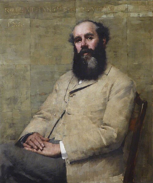 R. H. La Thangue (Portrait of the Artist's Father), 1882, Henry Herbert La Thangue