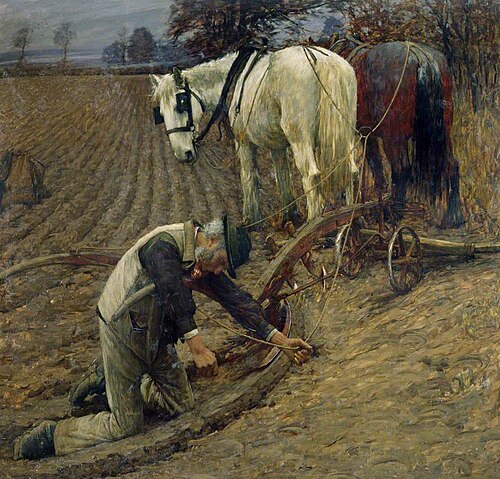 The Last Furrow, 1895, Henry Herbert La Thangue